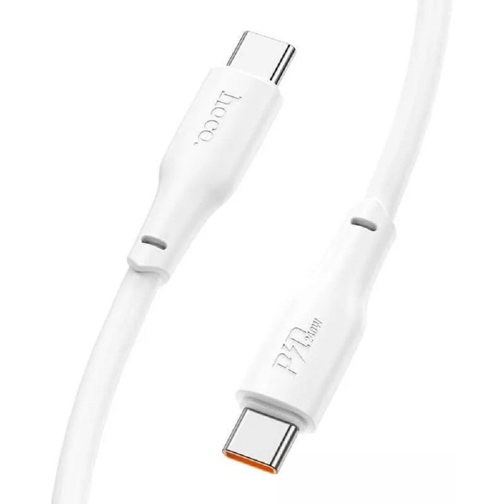 HOCO Кабель USB2.0 Hoco Type-C/Type-C, 5А, 240Вт, X93, 1м, белый, коробка арт. HC-90736