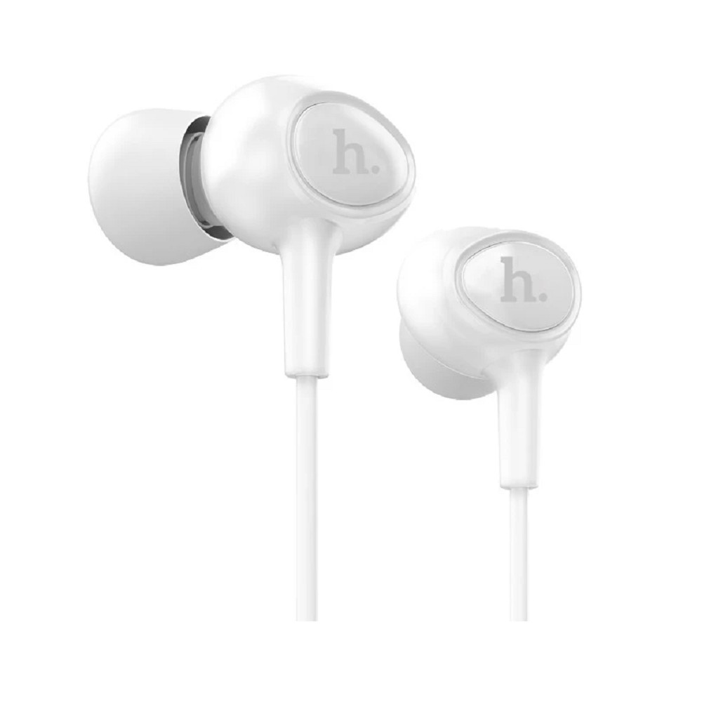 HOCO Проводные наушники-вставки с микрофоном Hoco M3, белые арт. HC-31857