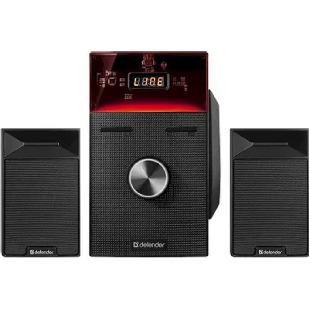 Defender Акустическая 2.1 система Tresor 50Вт, BT/FM/USB/AUX/RC/Light [65092]