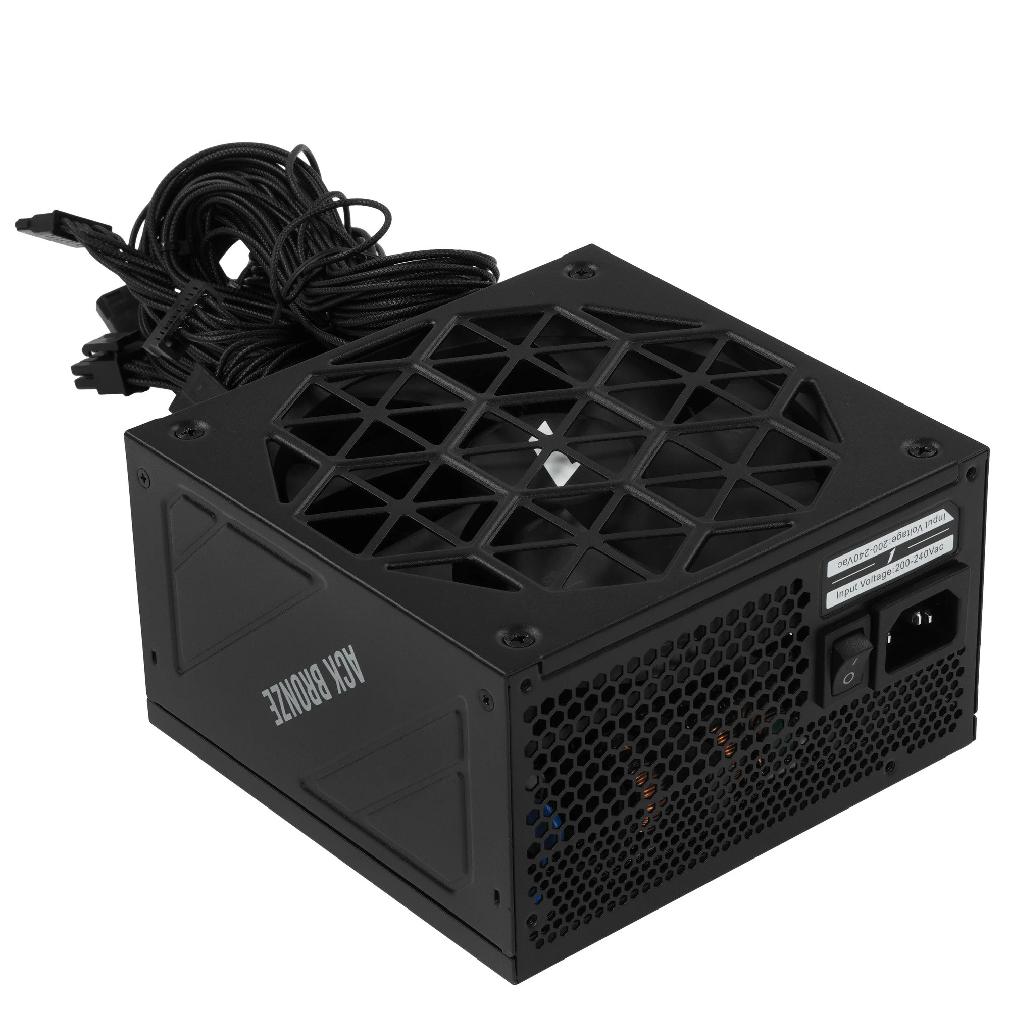 1STPLAYER ACK BRONZE 650W White / ATX 3.1, APFC, 80 PLUS Bronze, Double Forward, full Teapo caps, 140mm fan, non-modular / HA-650AA2-WH