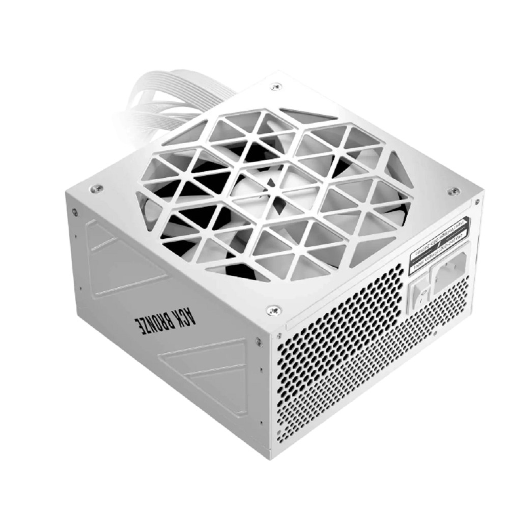 1STPLAYER ACK BRONZE 750W White / ATX 3.1, PCIe 5.1, APFC, 80 PLUS Bronze, Double Forward, full Teapo caps, 140mm fan, non-modular / HA-750AA2-WH