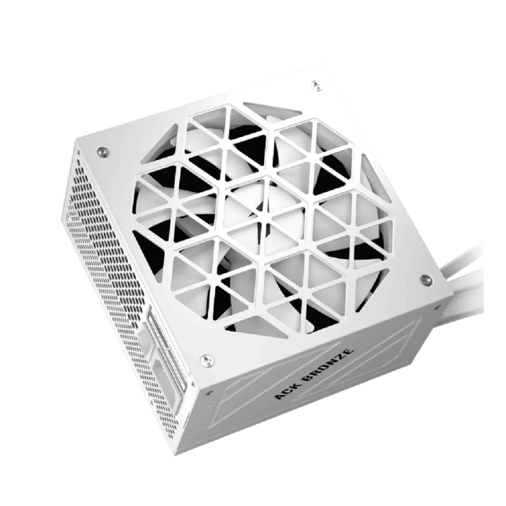 1STPLAYER ACK BRONZE 750W White / ATX 3.1, PCIe 5.1, APFC, 80 PLUS Bronze, Double Forward, full Teapo caps, 140mm fan, non-modular / HA-750AA2-WH