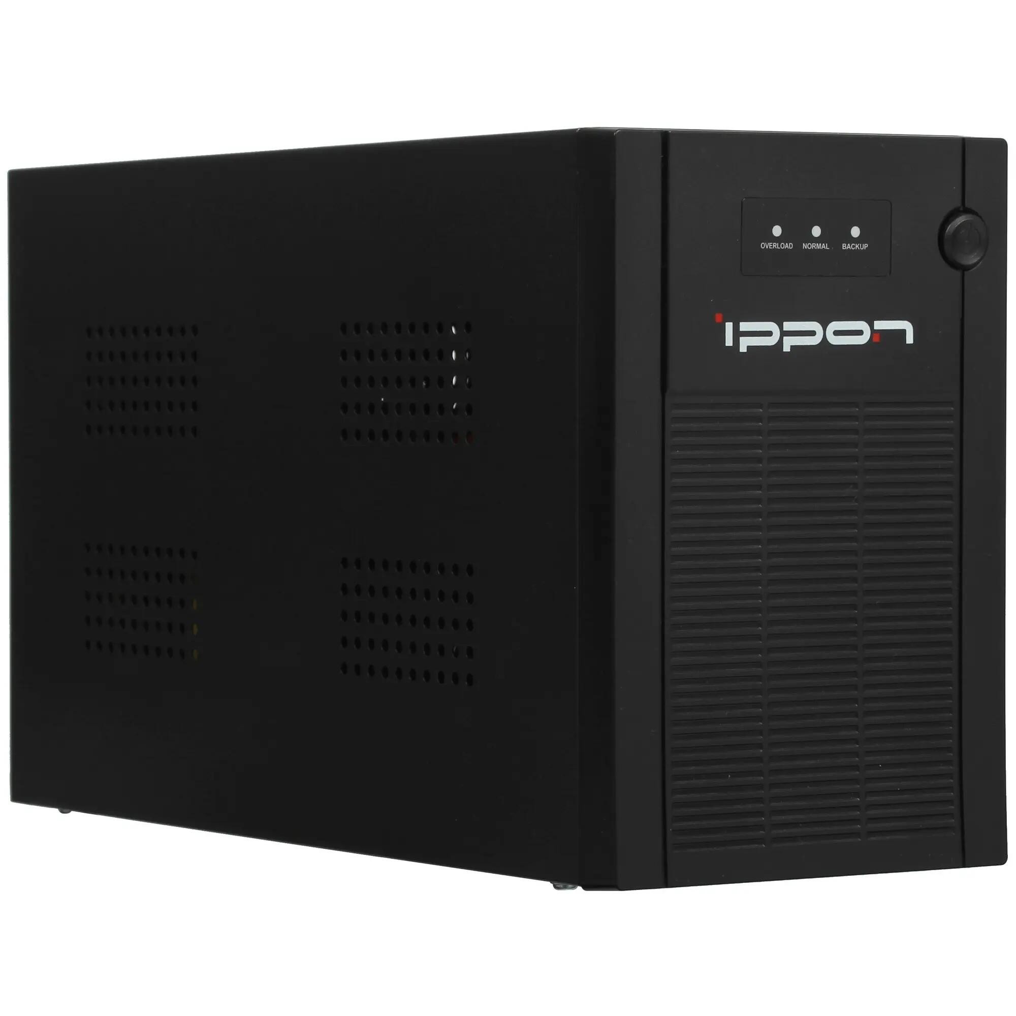 Источник бесперебойного питания Ippon Back Basic 1050S New Euro 600Вт 1050ВА черный арт. 2095136