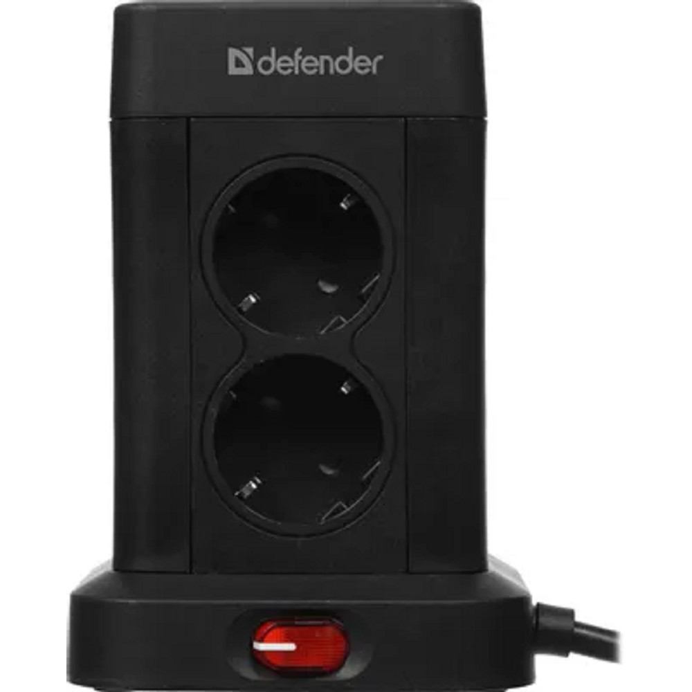 Defender Удлинитель с сетевым фильтром ILS 453 3 м, 8 розеток, 2USB-A, 2USB-C [99631]