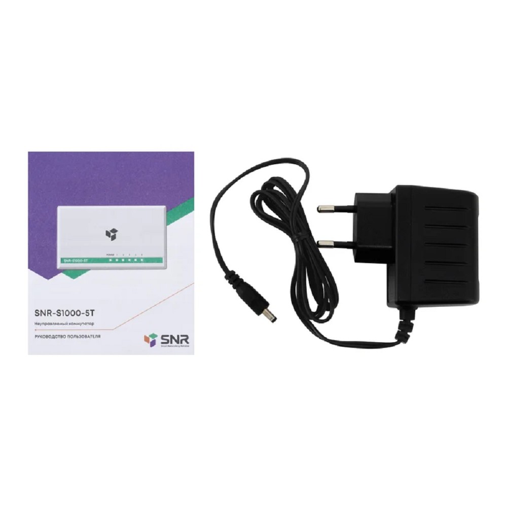 Неуправляемый Ethernet-коммутатор SNR SNR-S1000-5T