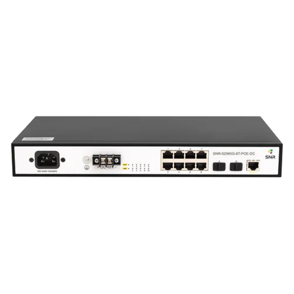 Управляемый PoE-коммутатор SNR SNR-S2985G-8T-POE-DC