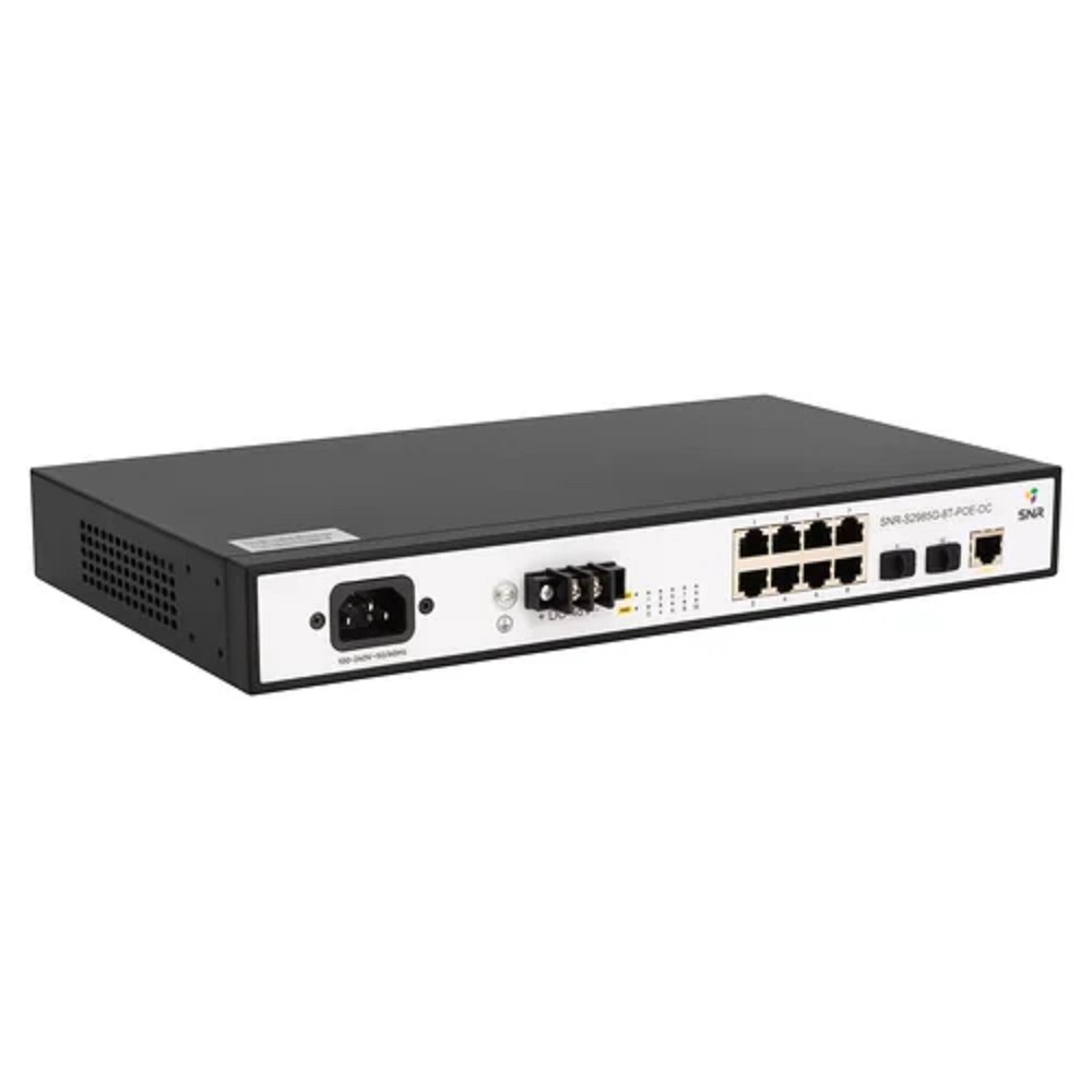 Управляемый PoE-коммутатор SNR SNR-S2985G-8T-POE-DC