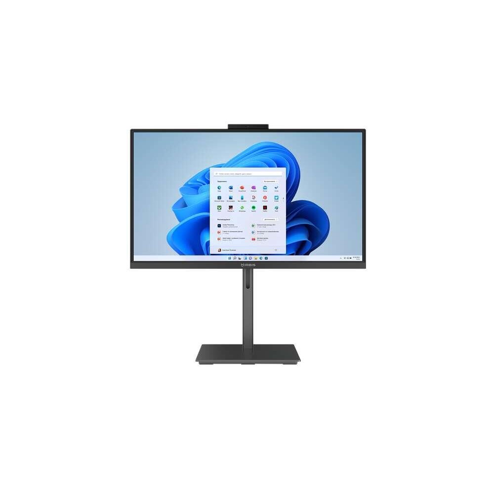 IRBIS GroovyAIO 27; 27" (I5-1250P, 1920x1080; IPS, 16GB DDR4/512GB NVME SSD, wifi6 AX101, microSD, type C full function, RJ45, WebCam 5MP(magnetic), HAS, EU 19V 3.42A,wired k+m,Win11Pro, Китай) арт. G.27i5M2165WHC.100