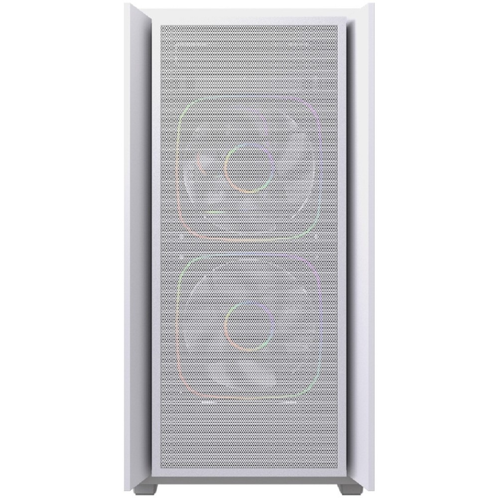 Powercase Корпус Mistral SM03 ARGB, Tempered Glass, 3x120mm ARGB PWM fans, белый, mATX (CMMSM03W-A3)