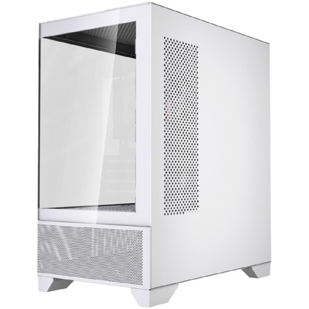 Powercase Корпус Vision Micro M4W, Tempered Glass, Type-C, 3x 120mm ARGB PWM Fan, белый, mATX (CVMM4W-A3)