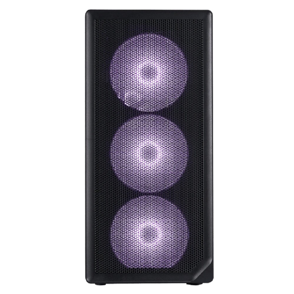 1STPLAYER Корпус AU8 ARGB Black / E-ATX / 4x140mm ARGB fans / AU8-BK-4FE7-14