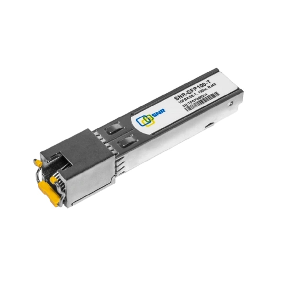 SNR SNR-SFP100-T Витая пара UTP, SFP 100Base-T, разъем RJ-45, дальность до 100м.