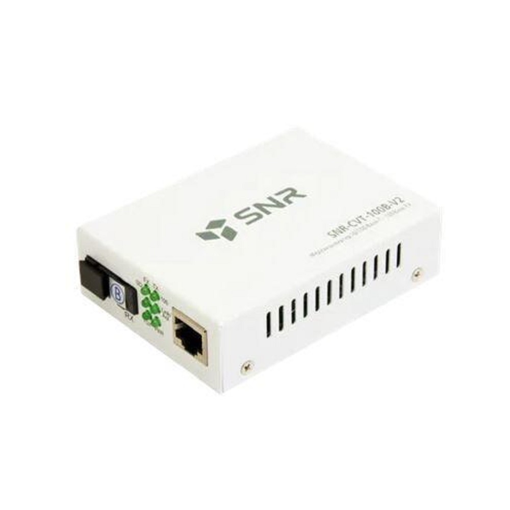 SNR Медиаконвертер  10/100-Base-T / 100Base-FX, Tx/Rx: 1310/1550нм, V2