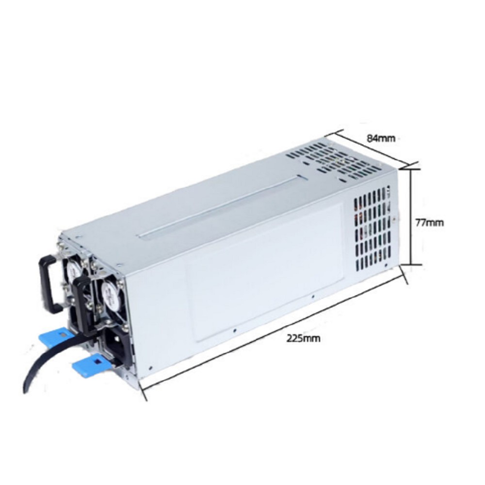 Procase MR21300P Блок питания с резервированием ATX 2U (1300W+1300W) КПД 94+Platinum, 225*78*84mm, CRPS, Модульные кабели, Активный PFC, +12B=110A,+5B=25A,+3,3B=25A, -12В=0,3А, 5VSB=2.5A