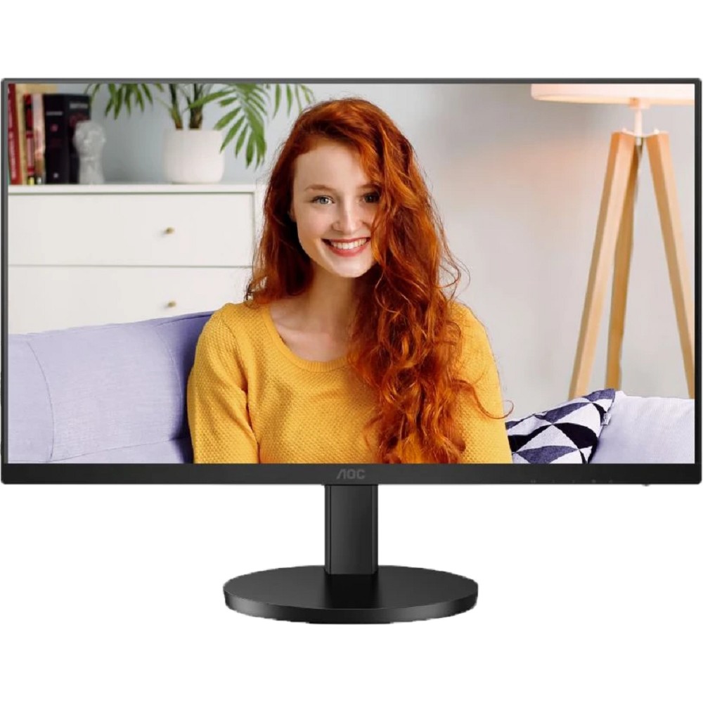 27" AOC 3840x2160 WLED 16:9 IPS 350cd, 1000:1, 20M:1, 4ms, 178°/178°, 2xHDMI, USB hub: 2*USB3.2, USB-C(65W), 60Hz, Speakers, Tilt, Height, VESA, Internal, Black, 3y арт. U27B3CF