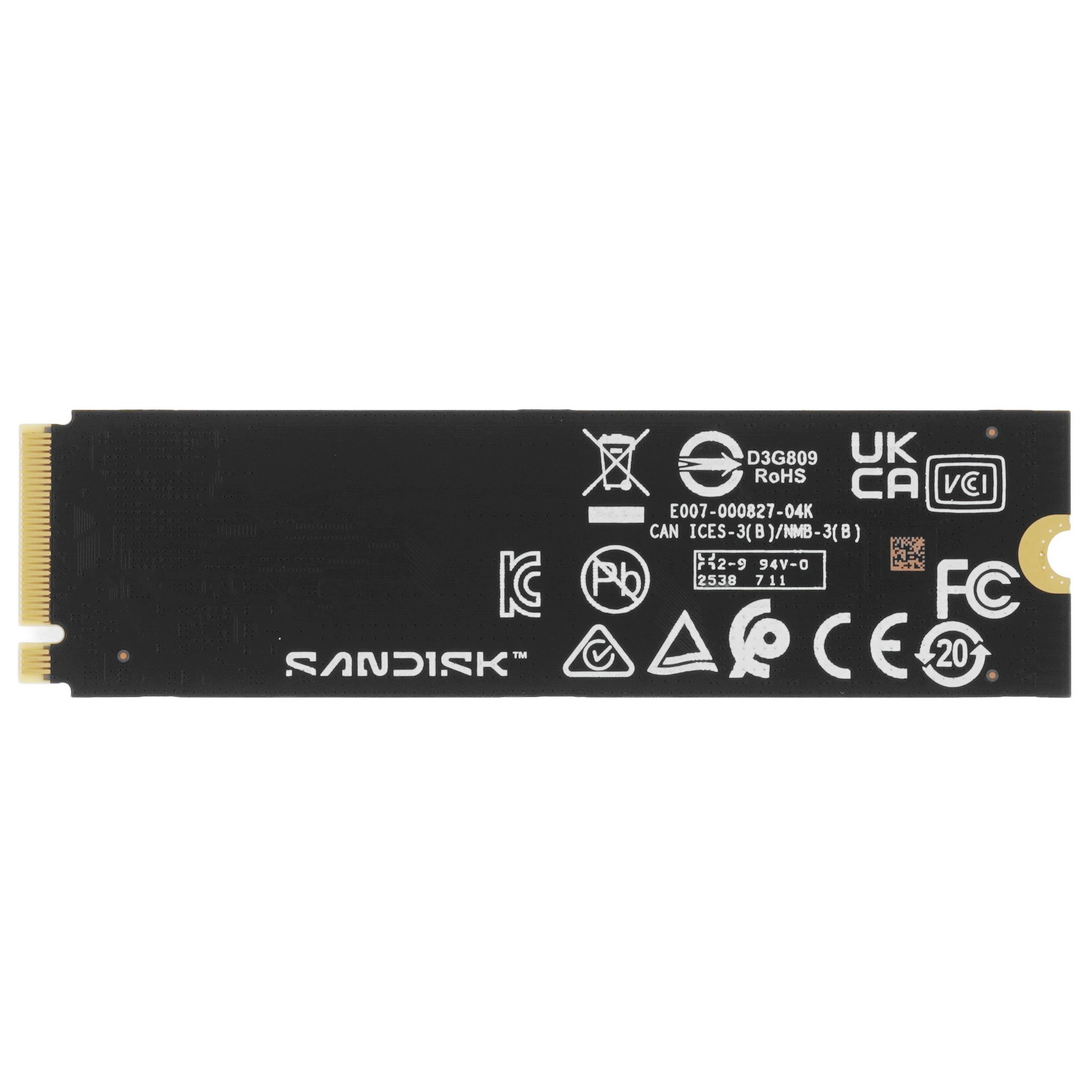 WD SSD M.2 500GB Blue SN5100 SSD WDS500G5B0E PCIe NVMe 4.0 x4 Western Digital