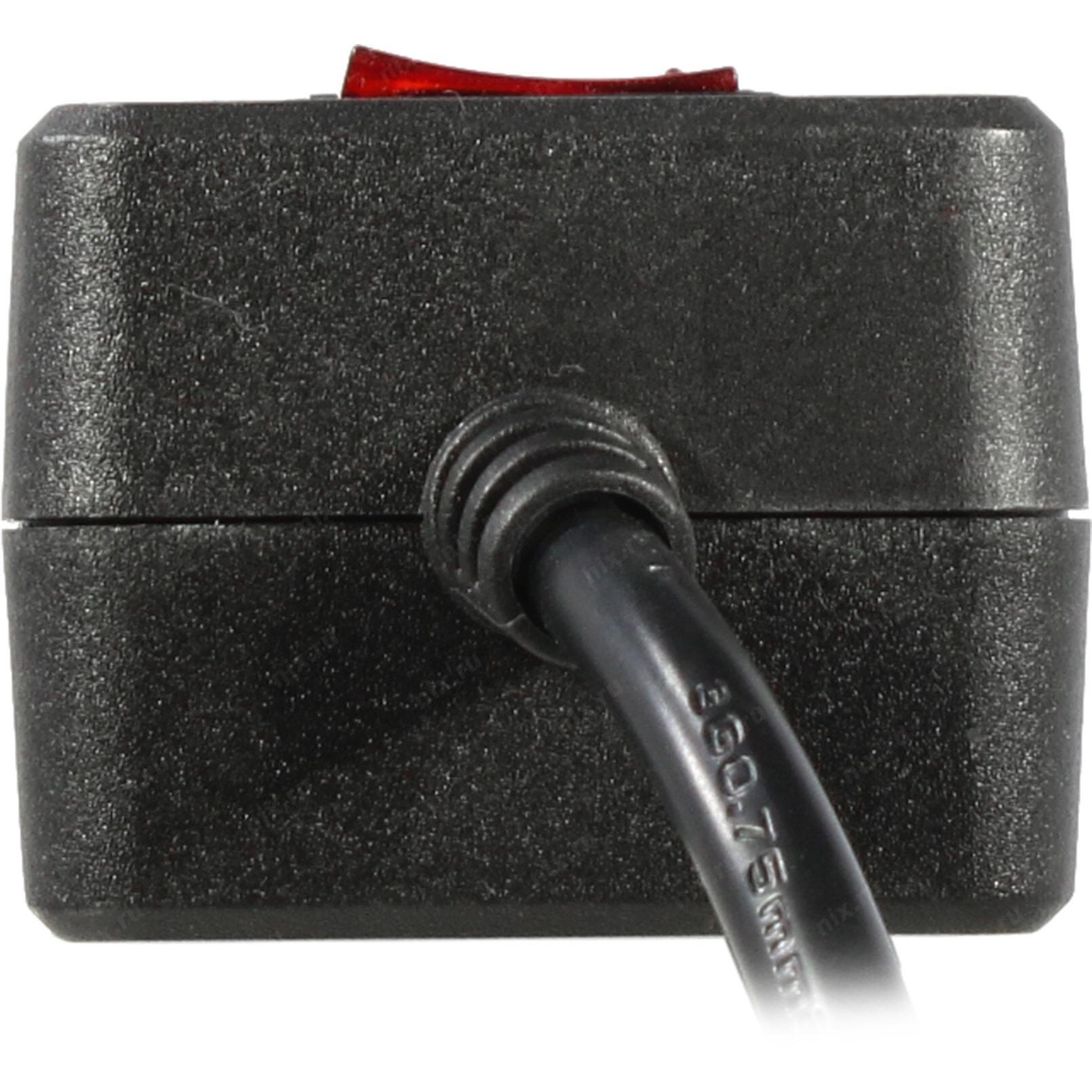 5bites Сетевой фильтр GARDA SP4B-510 4S / 3*0.75MM2 / 1M / BLACK