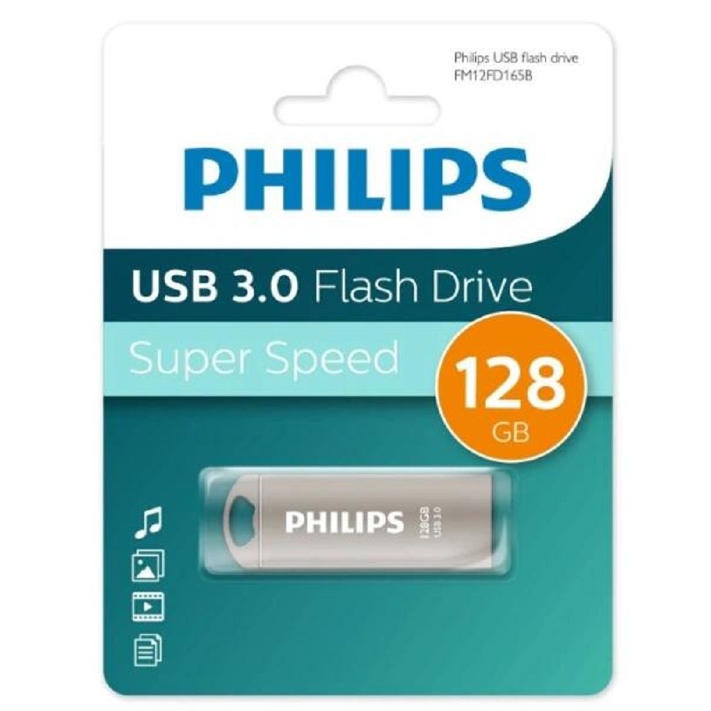 PHILIPS USB Drive 128GB IRON 3.0, USB 3.0 FM12FD165B/97