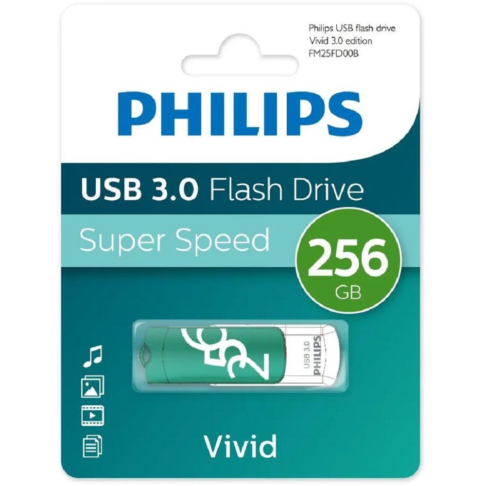 PHILIPS USB Drive 256GB VIVId 3.0, USB 3,0 (FM25FD00B/97)