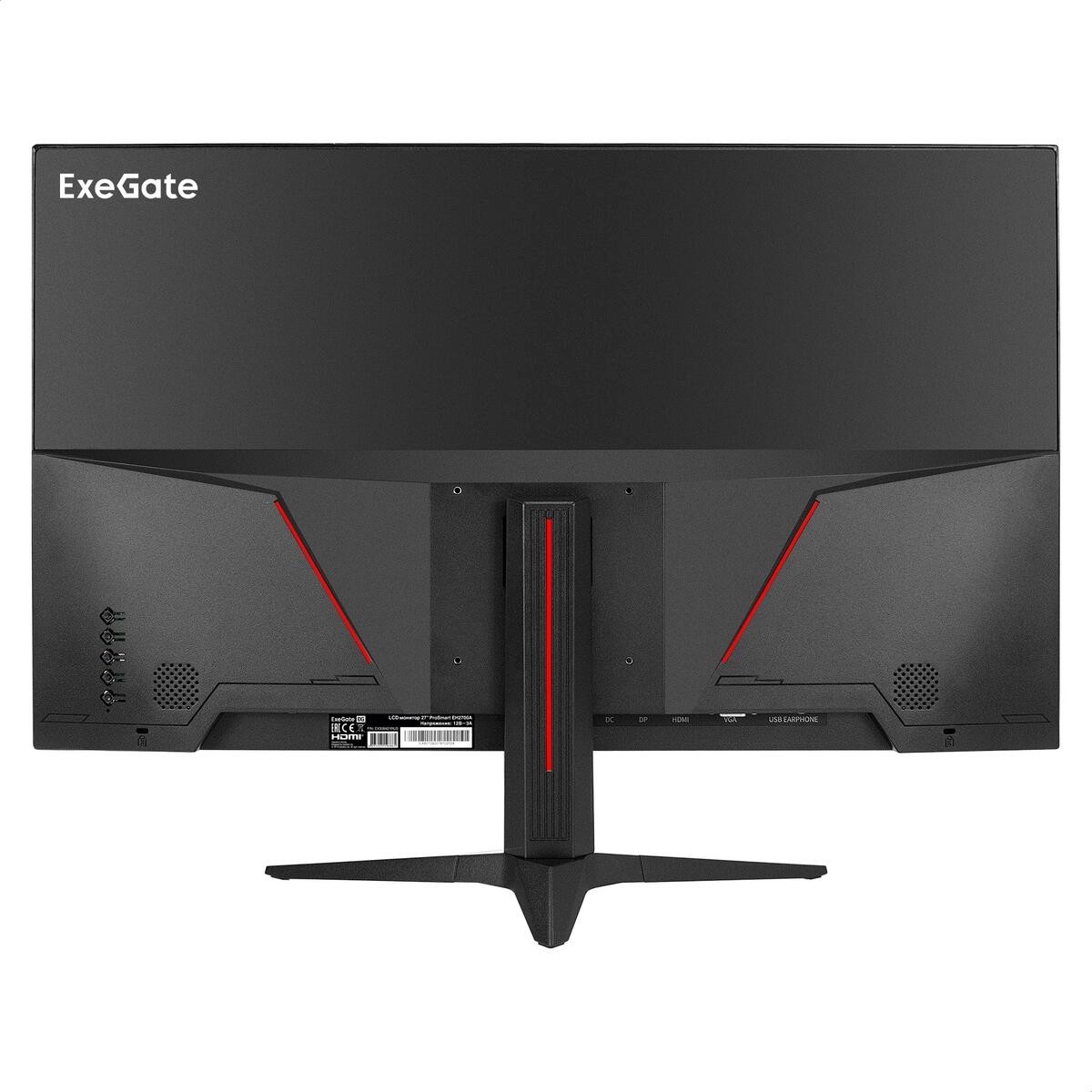 LCD ExeGate 27" EH2700A ProSmart {IPS 1920x1080 100Hz 5ms 16:9 280cd 1000:1 178/178 D-Sub HDMI AudioOut Speakers} [EX300421RUS]