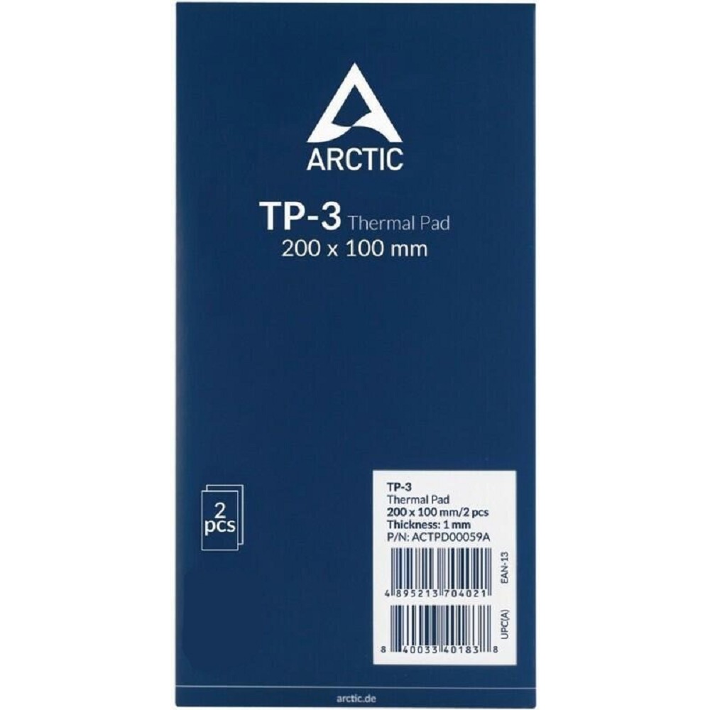 Thermal pad 200x100mm, 1.0mm - 2 Pack TP-3 ACTPD00059A ARCTIC