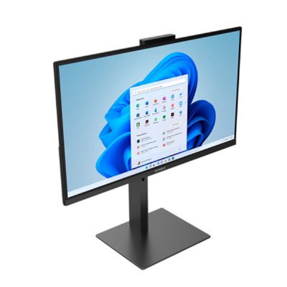 IRBIS GroovyAIO 24; 23.8" (I5-1250P;1920x1080; IPS; 16GB (2*8) DDR4/512GB NVME SSD, wifi6 AX101, microSD, type C full function, RJ45, WebCam 5MP(magnetic), HAS; EU 19V 3.42A, wired k+m, Win11Pro, Кит арт. G.24i5M2165WHC.100