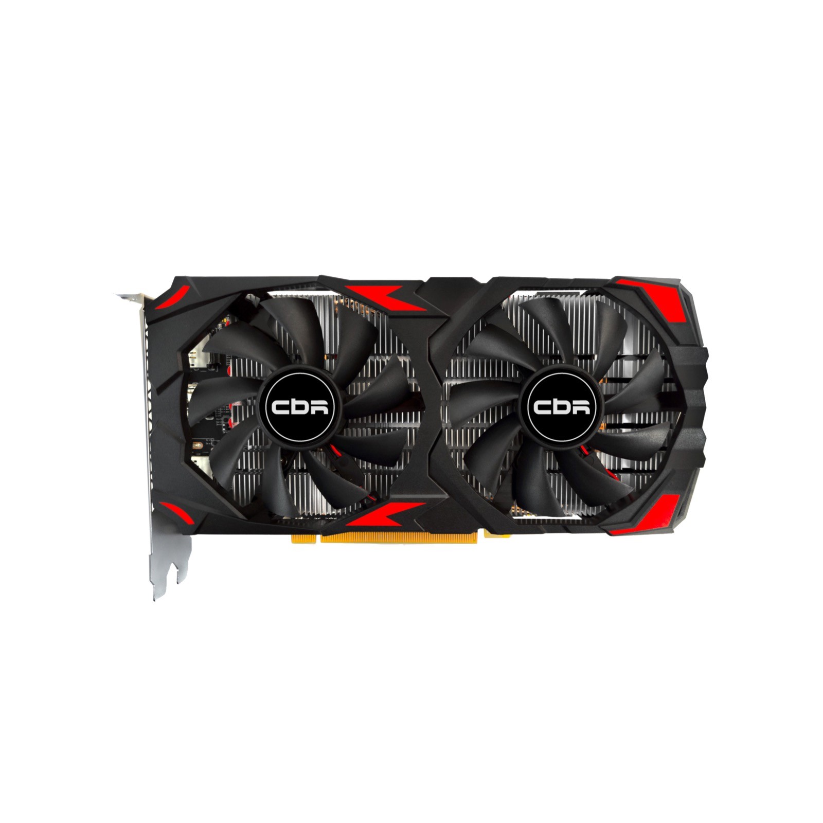 Видеокарта CBR Radeon RX 580 8G GDDR5, 256BIT, 2048, 1168MHz, Dual fan PCIE 3.0, 150W (HDMI/2xDP) арт. VGA-STX580-8G-RTL_DP