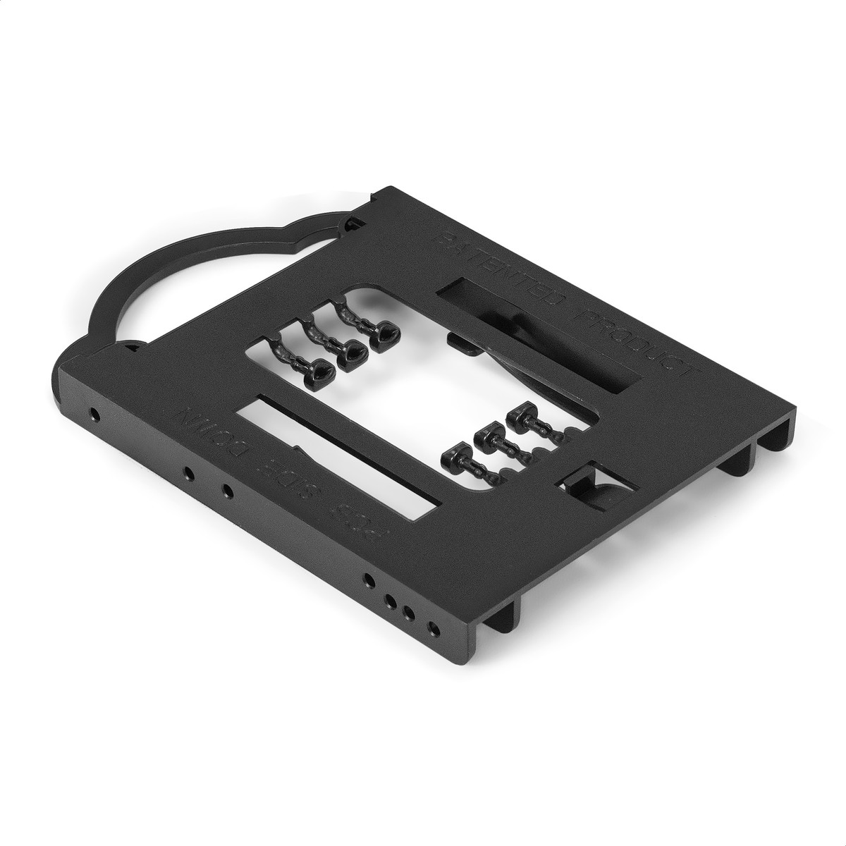 Exegate EX300443RUS Салазки (переходник) ExeGate HD-2T3P-NF125 для безвинтового крепления HDD/SSD 2.5" в отсек 3.5" пластиковые