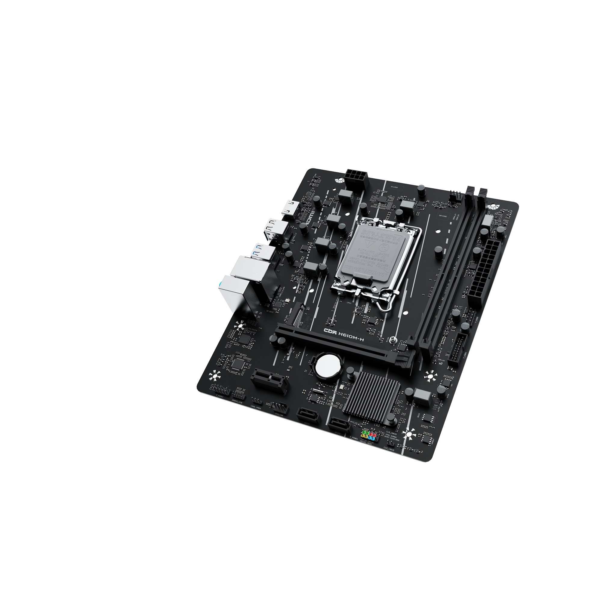 Материнская плата CBR H610M-H арт. MB-MSH610M-H-D4-HDMI-RTL
