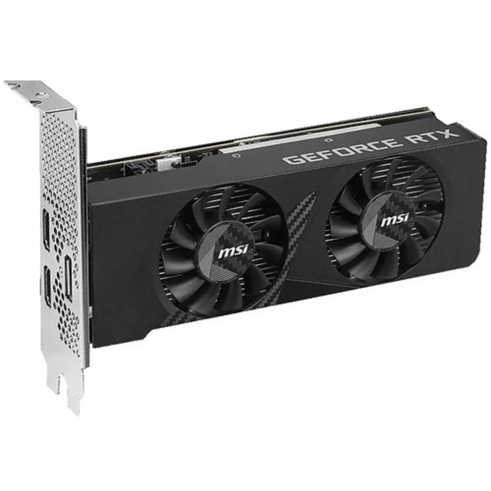 MSI RTX 3050 LP E 6G OC {NVIDIA GeForce RTX 3050 6Gb GDDR6 1492/14000 HDMIx2 DPx1 HDCP Ret low profile} MicroStar