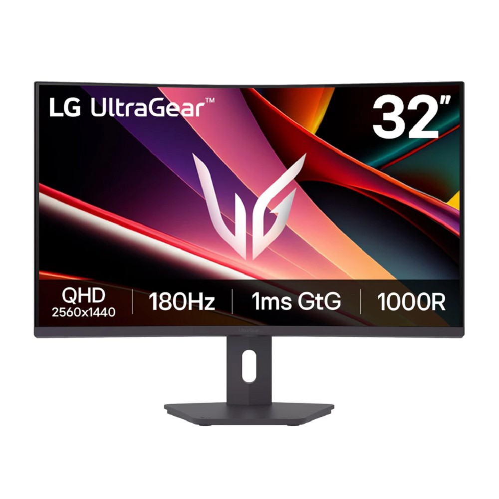 31,5 LG 32G600A-B, VA, 2560x1440, 1ms, 300cd, 180Hz, HDMIx2+DP, Curved 1000R, HAS Pivot, black, Ex