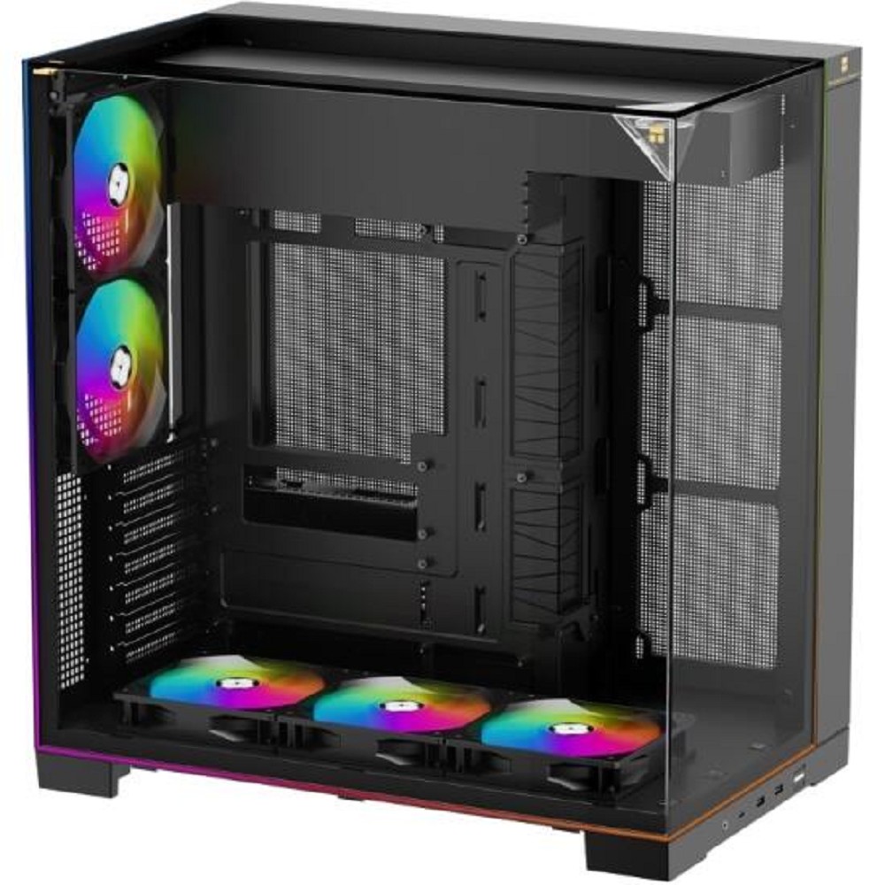 Thermalright Корпус TR-A70 ARGB FAN5-C / Black / TG / 5 x120mm ARGB PWM Fans / ARGB Strip / USB TYPE-C / ATX / TRA70AF5CB