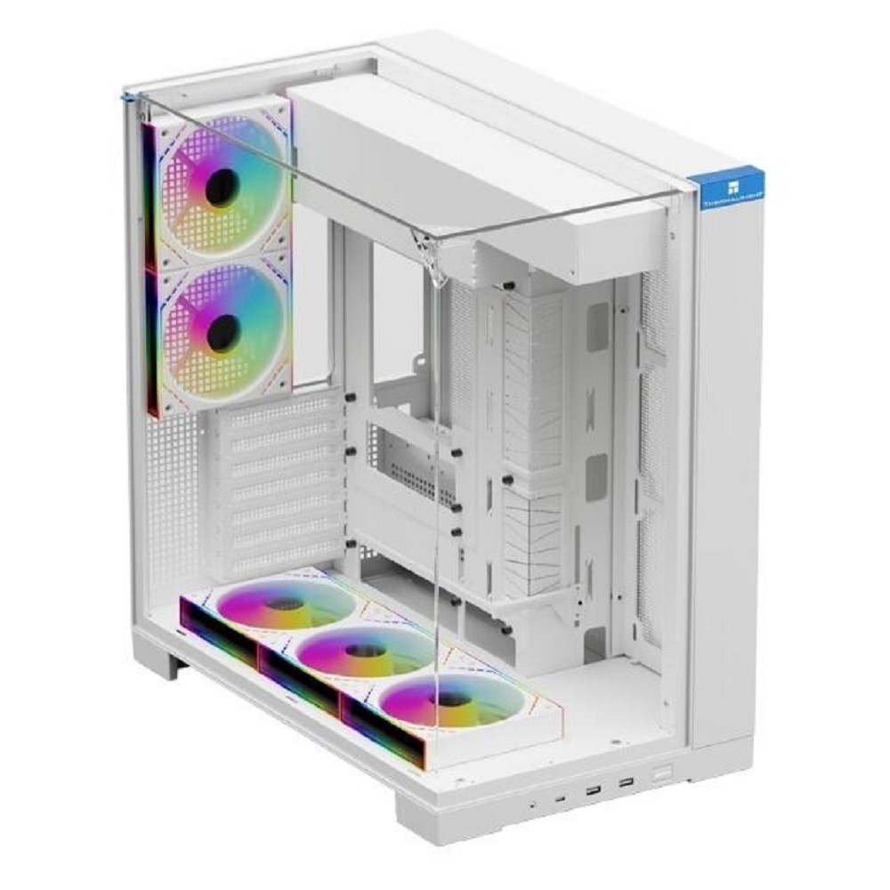 Thermalright Корпус TR-A70 White FAN5-M / TG / 5 x120mm ARGB PWM Fans / USB TYPE-C / ATX / TRA70F5MW