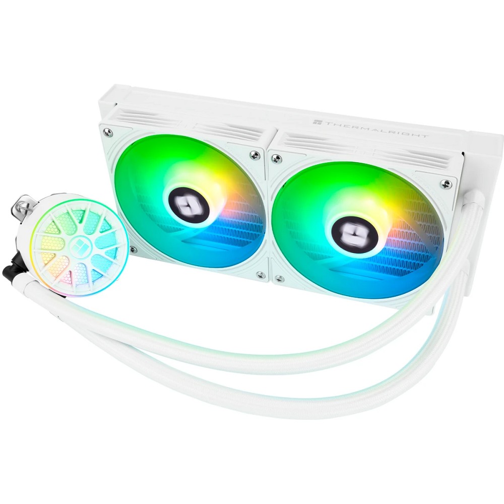 Thermalright Система водяного охлаждения Aqua Elite 240 V6 ARGB White / 2x120mm ARGB PWM Fans / TRAE240V6AW