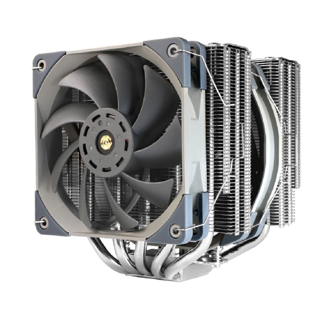 Thermalright Кулер Frost Commander 140 Black LGA115X/1200/1700/2011/-3/2066/AM4/AM5 (Dual Tower, 120mm + 140mm PWM Fan, медное основание, 5 тепл. трубок 8мм) / TRFC140B