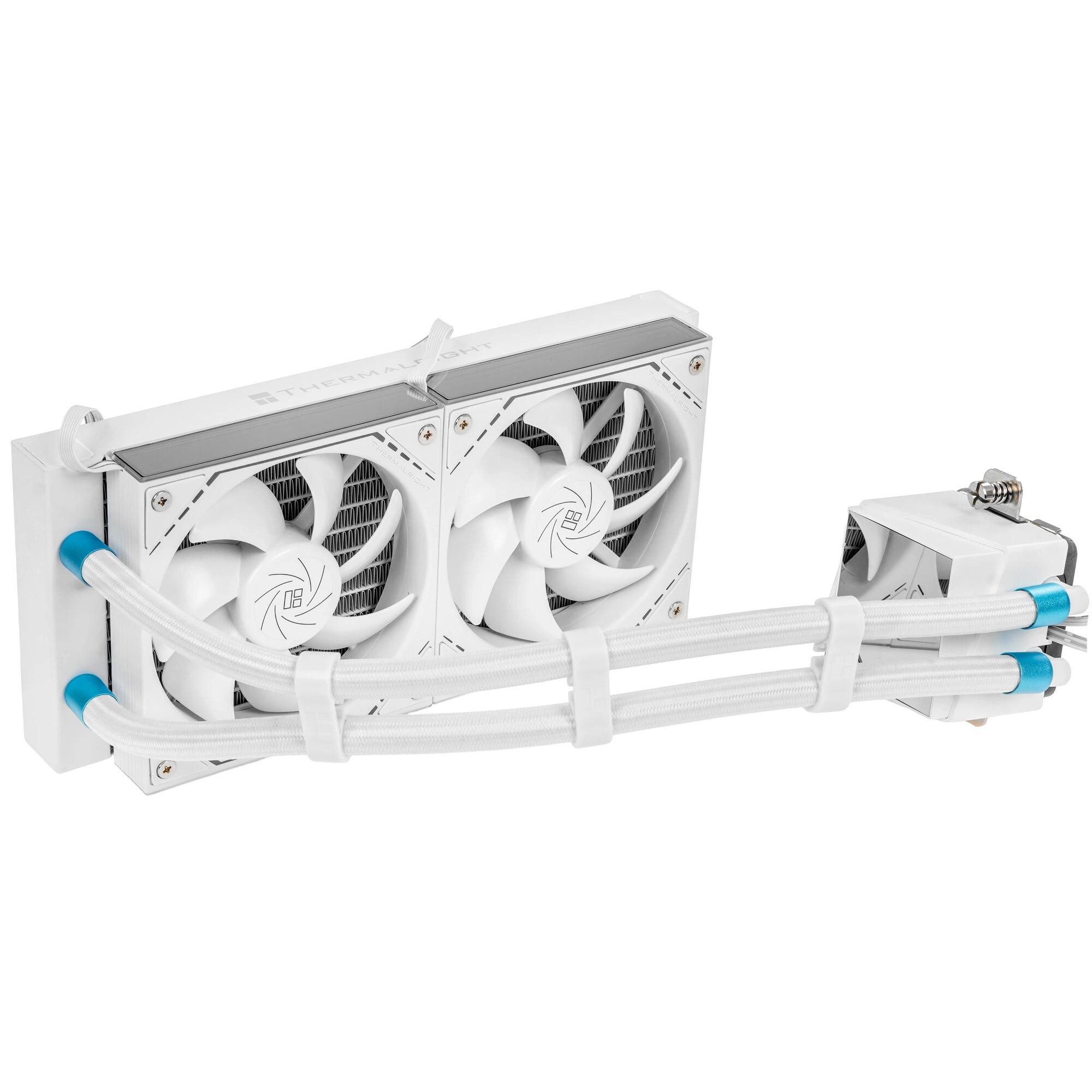Thermalright Система водяного охлаждения Frozen Infinity 240 White / 2x120mm ARGB PWM Fans / TRFI240W