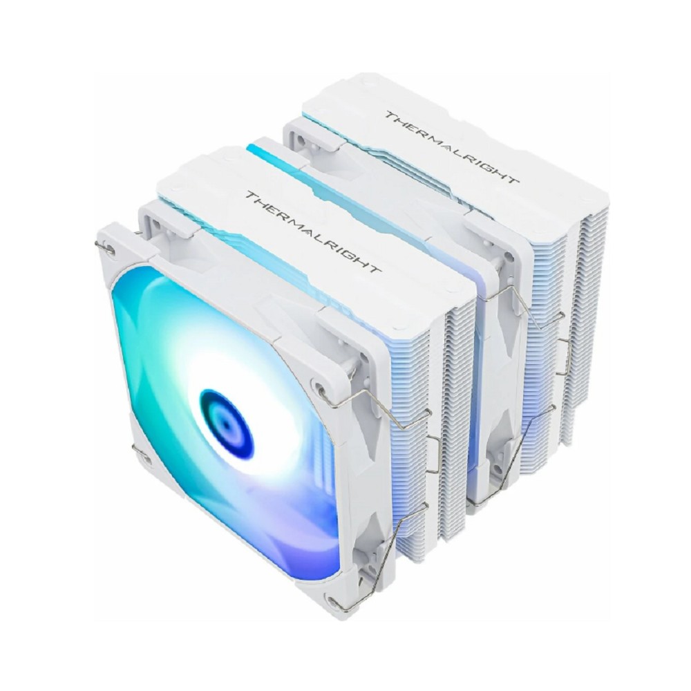 Thermalright Кулер Peerless Assassin 120 White ARGB LGA115X/1200/1700/AM4/AM5 (Dual Tower, 2x120mm ARGB PWM Fan, медное основание, 6 тепл. трубок 6мм) / TRPA120AW