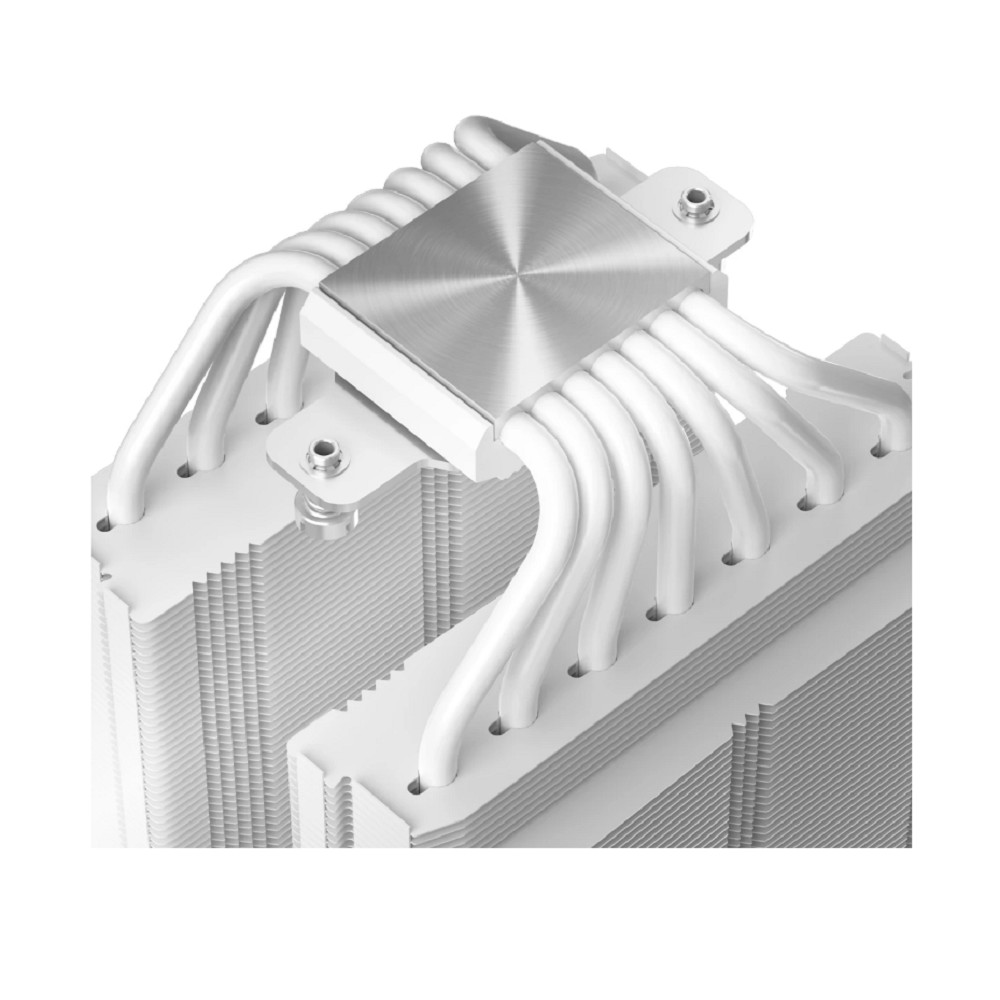 Thermalright Кулер Royal Pretor 130 Ultra White LGA115X/1200/1700/1851/2011/2066 (1x120mm ARGB + 1x130mm PWM Fan, медное основание, 7 тепл. трубок 6мм) / TRRP130UW