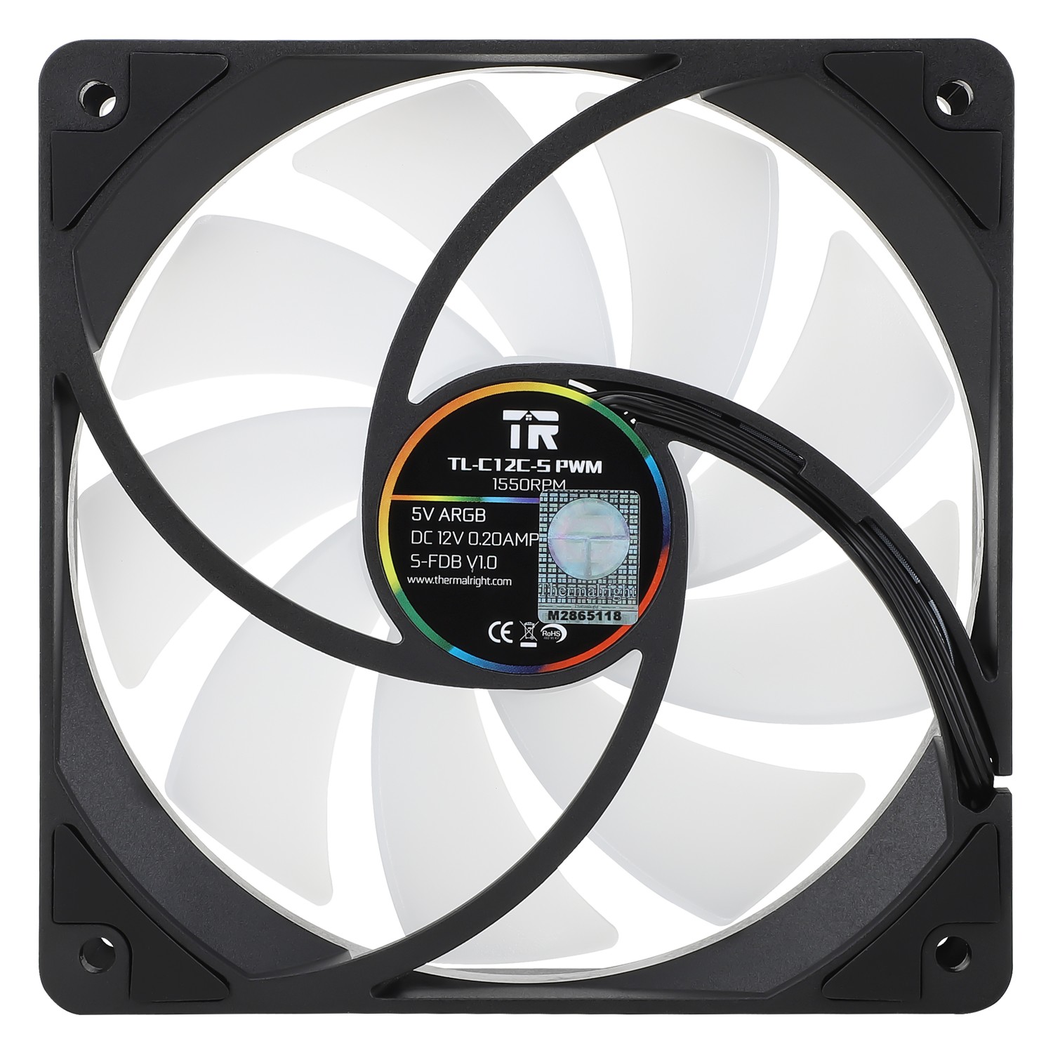 Thermalright Комплект вентиляторов (3 шт.) TL-C12C-S (Pack of 3) / ARGB / 120mm PWM / TRTLC12S.3P