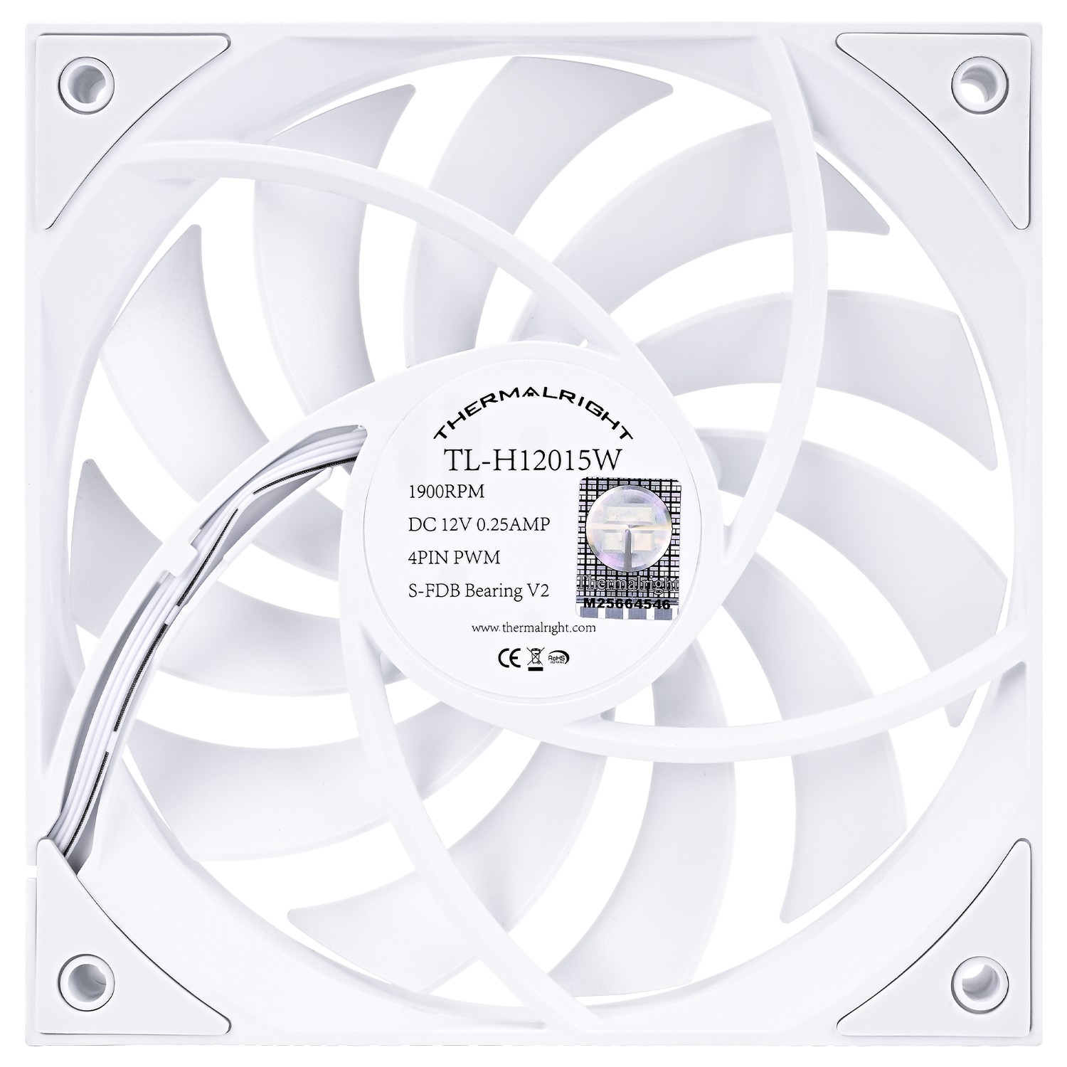 Thermalright Вентилятор TL-H12015W / 120mm PWM / TRTLH12015W