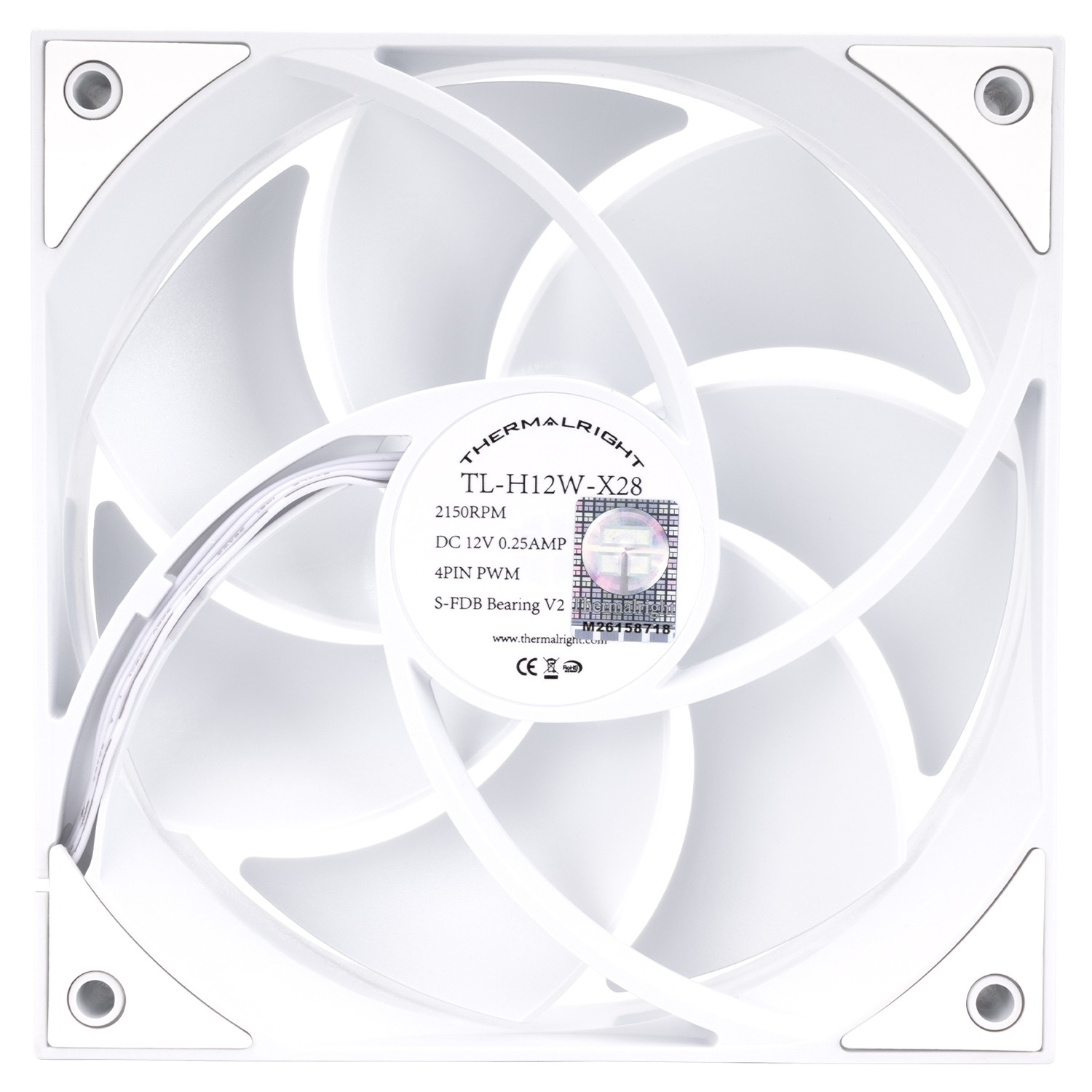 Thermalright Вентилятор TL-H12W-X28 / 120mm PWM / TRTLH12WX28