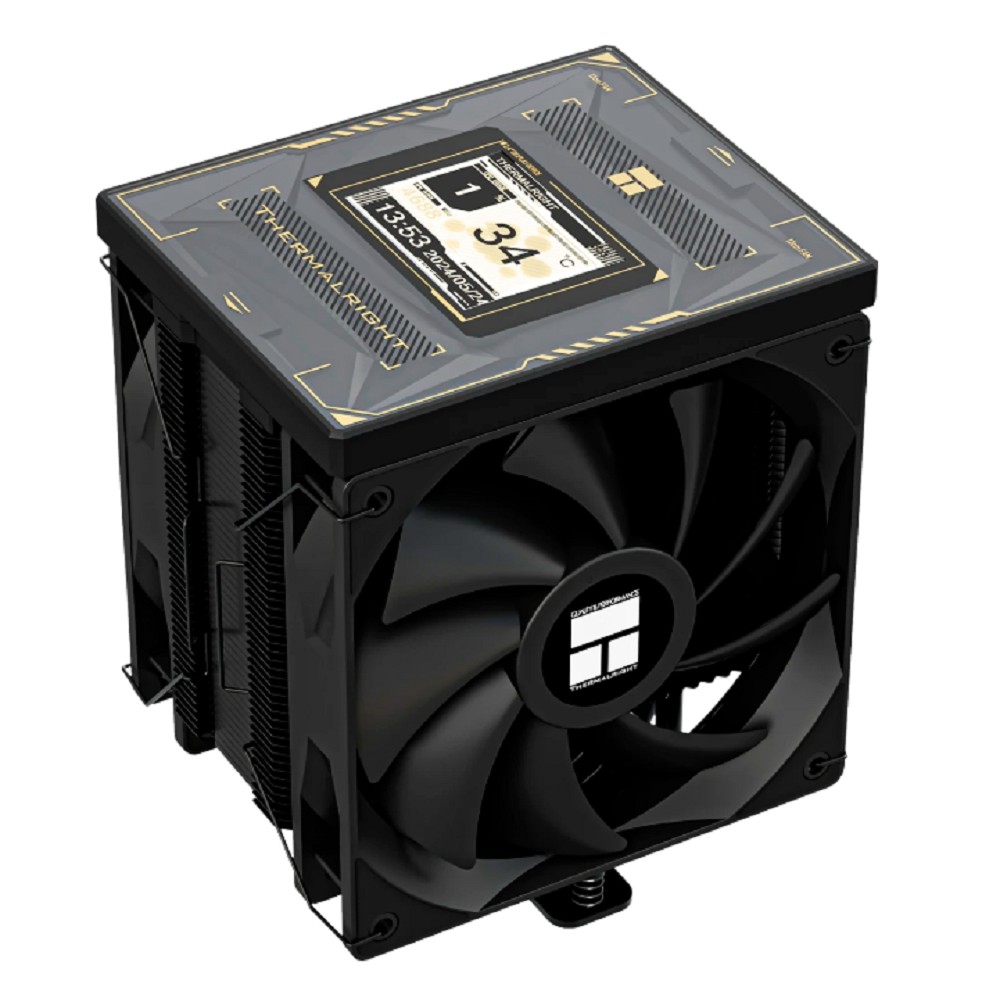 Thermalright Кулер Burst Assassin 120 Vision Black LGA115X/1200/1700/1851 (2x120mm PWM Fan, медное основание, 6 тепл. трубок 6мм) / TRBA120VB