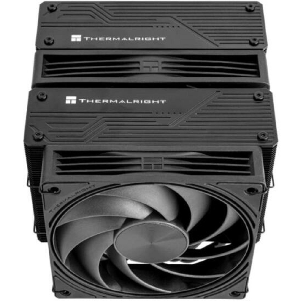 Thermalright Кулер Frost Tower 140 Black LGA115X/1200/1700/1851/2011/2066/AM4/AM5 (Dual Tower, 120mm + 140mm PWM Fan, медное основание, 7 тепл. трубок 6мм) / TRFT140B