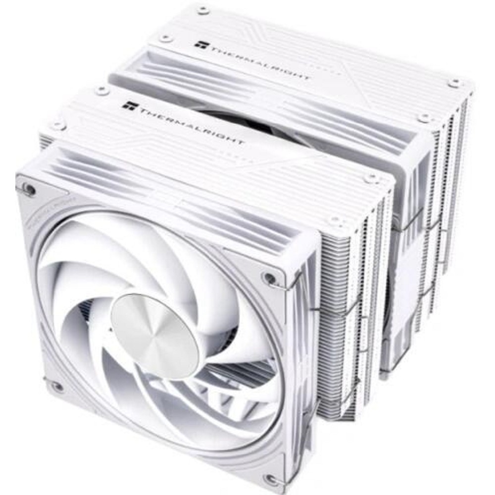 Thermalright Кулер Frost Tower 140 White LGA115X/1200/1700/1851/2011/2066/AM4/AM5 (Dual Tower, 120mm + 140mm PWM Fan, медное основание, 7 тепл. трубок 6мм) / TRFT140W