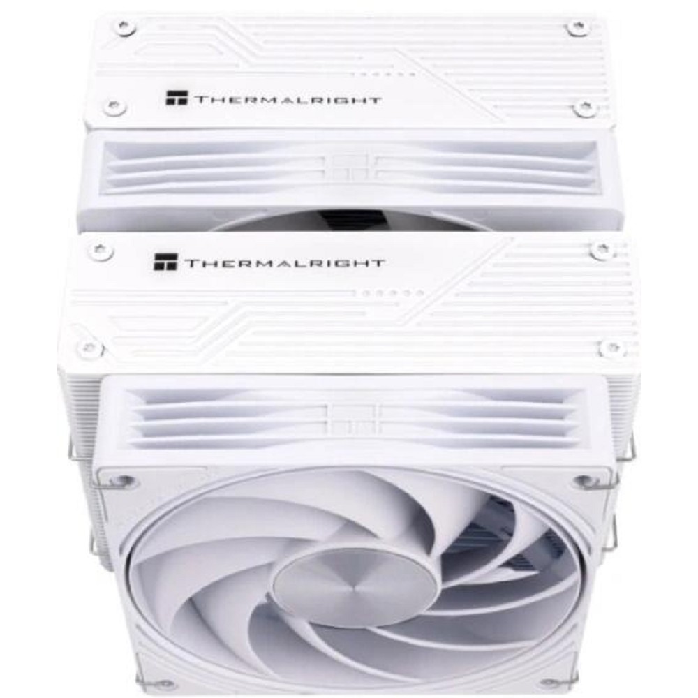 Thermalright Кулер Frost Tower 140 White LGA115X/1200/1700/1851/2011/2066/AM4/AM5 (Dual Tower, 120mm + 140mm PWM Fan, медное основание, 7 тепл. трубок 6мм) / TRFT140W