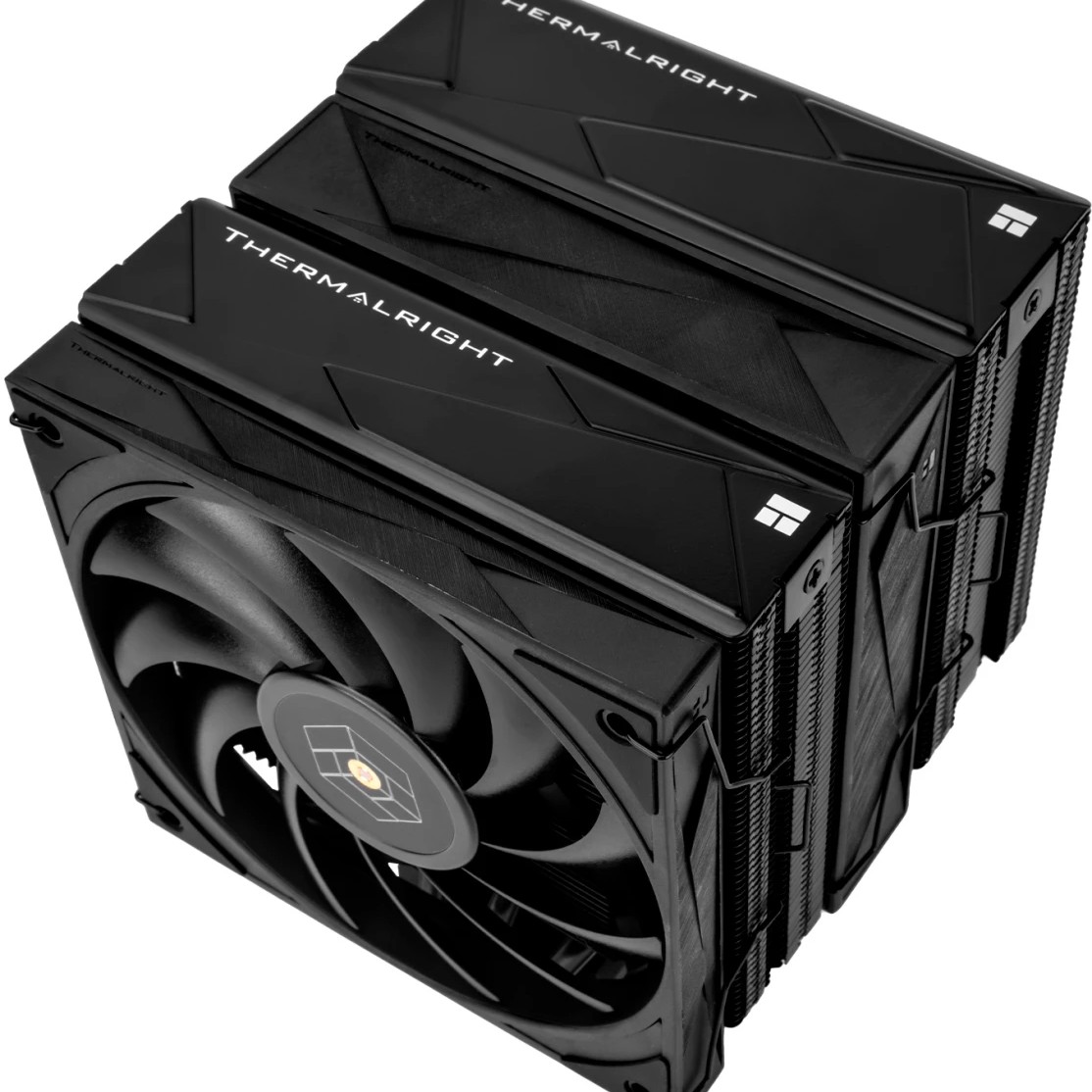 Thermalright Кулер Royal Knight 120 Black LGA115X/1200/1700/1851/2011/2066 (2x120mm PWM Fan, медное основание, 6 тепл. трубок 6мм) / TRRK120B