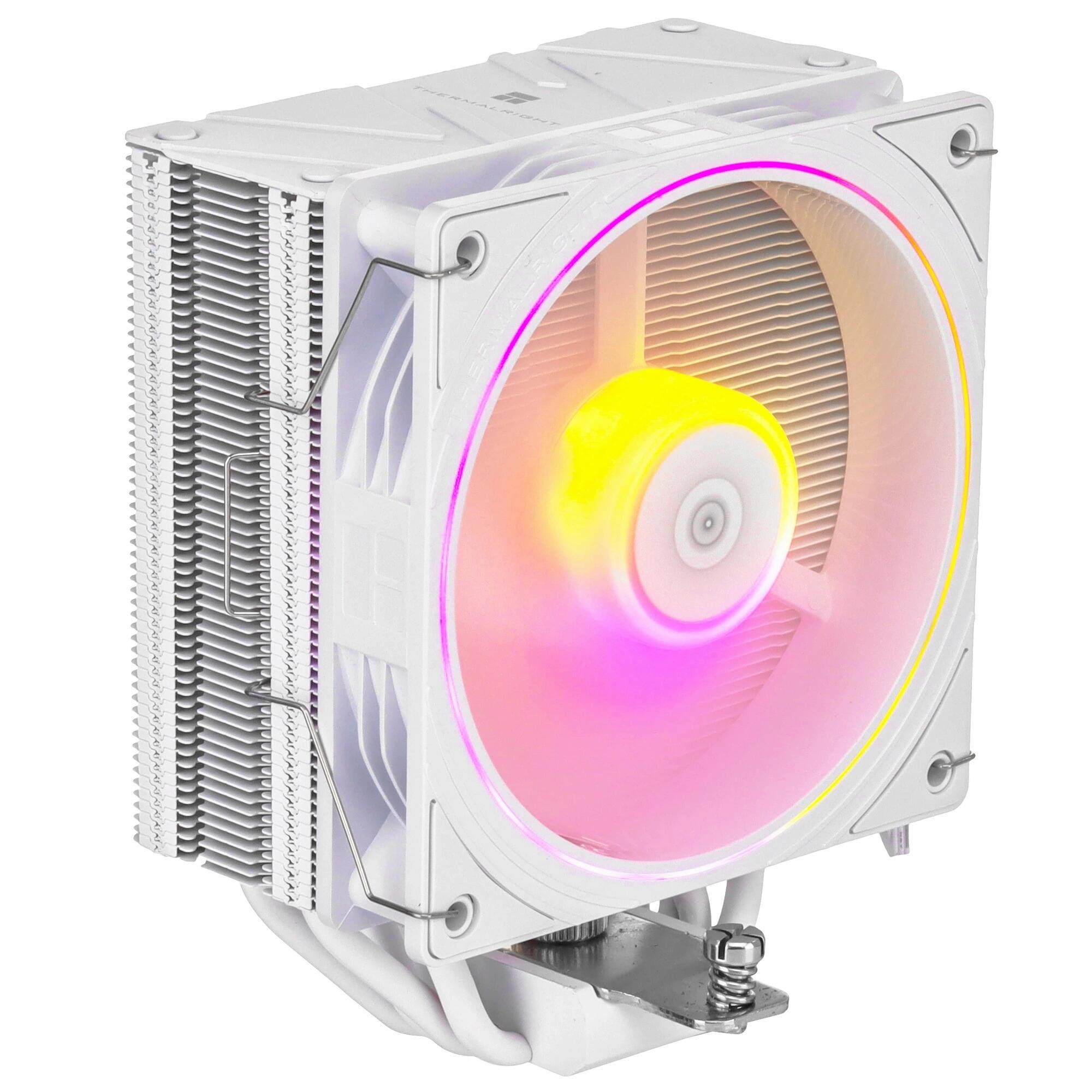 Thermalright Кулер Assassin Spirit 120 EVO White ARGB LGA115X/1200/1700/AM4/AM5 (120mm ARGB PWM Fan, 4 тепл. трубки 6мм) / TRAS120EVOAW