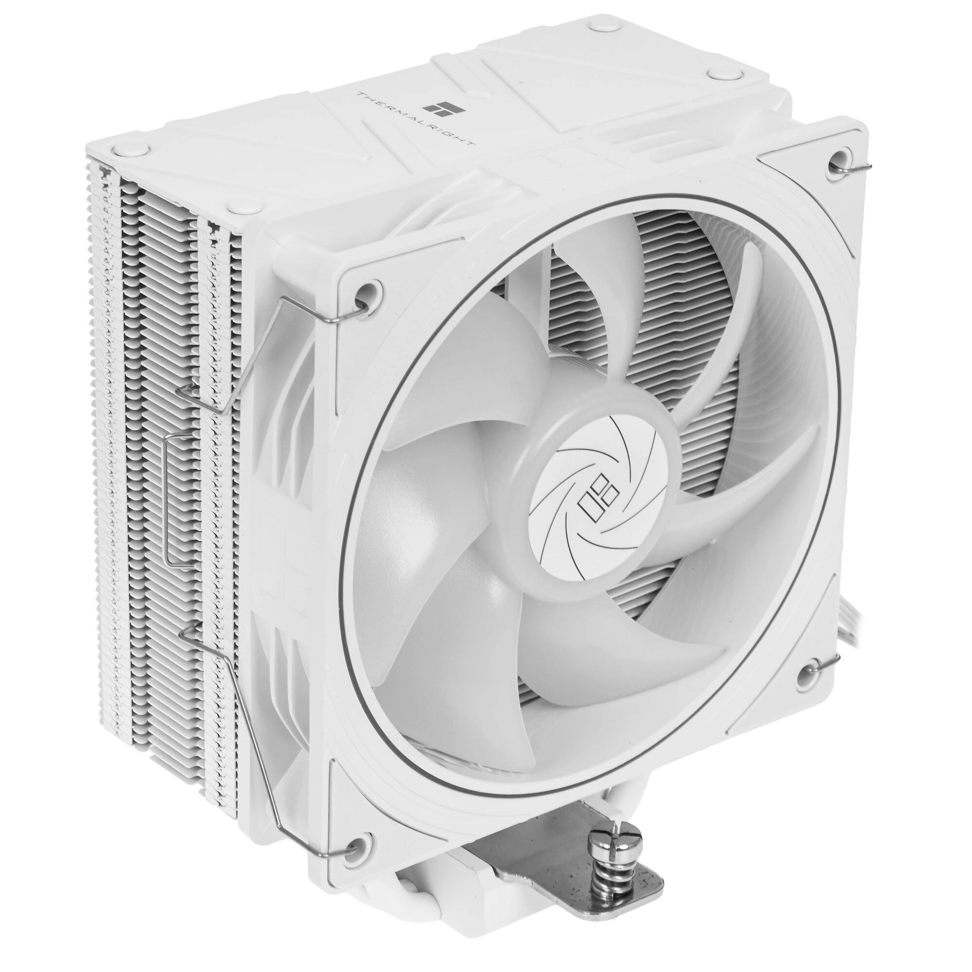 Thermalright Кулер Assassin Spirit 120 EVO White ARGB LGA115X/1200/1700/AM4/AM5 (120mm ARGB PWM Fan, 4 тепл. трубки 6мм) / TRAS120EVOAW