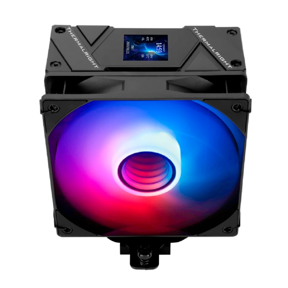 Thermalright Кулер Assassin Spirit 120 Vision ARGB Black LGA115X/1200/1700/1851 (120mm ARGB PWM Fan, 4 тепл. трубок 6мм) / TRAS120VAB