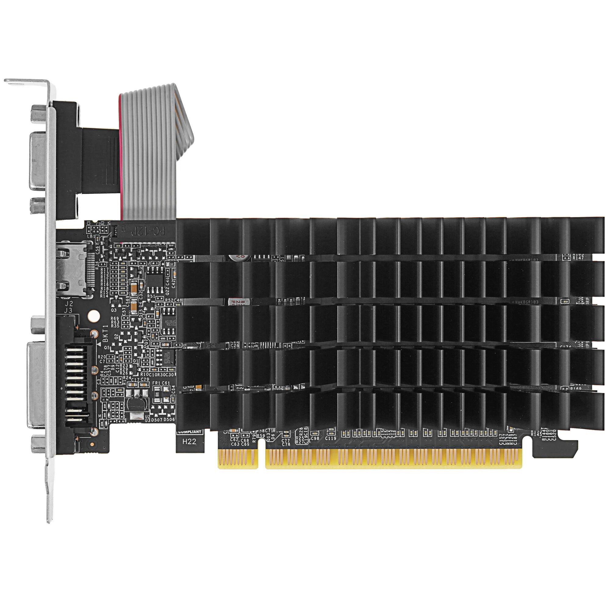 Видеокарта AFOX G210 LP 1GB DDR3 64-bit VGA/DVI/HDMI PASSIVE LP (AF210-1024D3L5) арт. AF210-1024D3L5_DP